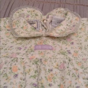 FLORAL BABY SLEEPER 12m